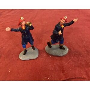 Lemax Firefighters Lot Of 2
